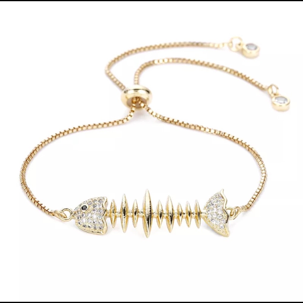 Bracelet Zirconia fish